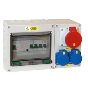 Cenový Hit SPELSBERG ek102sM8 Zásuvková kombinace EK 102M8 PS 2x230V+1x400V/32A 5p IP44 s chráničem