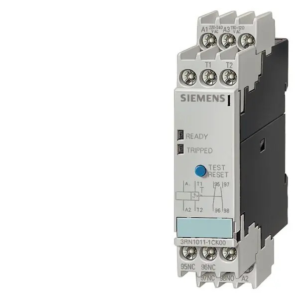 Koupit Online SIEMENS 3RN1011-1CK00 THERMISTOR MOTOR PROTECTION STANDARD EVALUATION UNIT MANUAL, 1NO+1NC