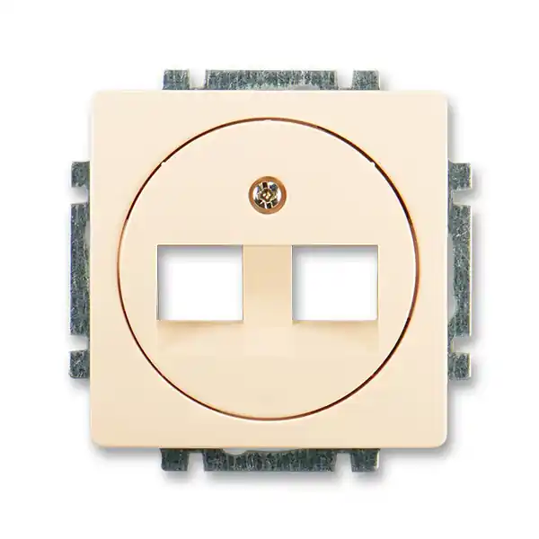 5014G-A01018 C1 Kryt zásuvky komunikační (pro nosnou masku) ,krémová Víkendová Akce