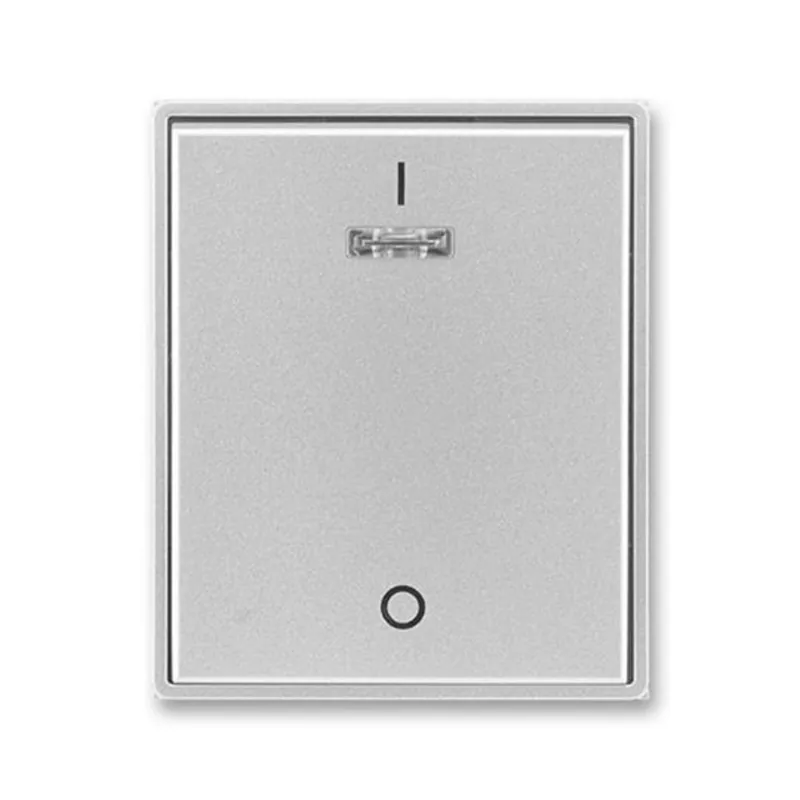 Dokud Zásoby Vydrží ABB 3558E-A00933 08, TIME Kryt jednoduchý s pot. a čirým pr.; titanová