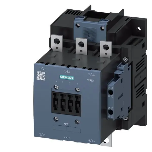 SIEMENS 3RT1056-6AP36 CONTACTOR, 90KW/400V/AC-3 AC/DC OPERATION UC 220-240V AUXIL. CONTACT Vysoce Kvalitní