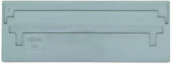 Levný WAGO 284-309 Oddělovací přepážka 2mm šedá