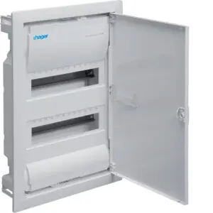 Luxusní HAGER VU24NE Rozvodnice zapuštěná, 2řadá, Volta 24 mod.