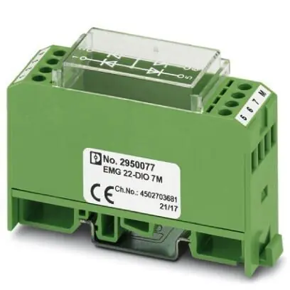 PHOENIX CONTACT 2950077 EMG 22-DIO 7M Diodový modul Záruka V Ceně