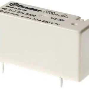 FINDER 43.41.7.024.2000 relé PS, 1P/10A, 24V DC, AgCdO Hit Sezóny