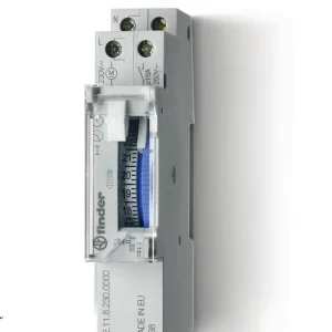 FINDER 12.11.8.230.0000 hodiny spínací el., 1P/16A, 230V AC, DP, ZCH Luxusní