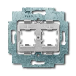 ABB 2CKA001753A8057 Třmen se soklem (pro 2x modul Panduit Mini-Com) ,šedá Must-Have