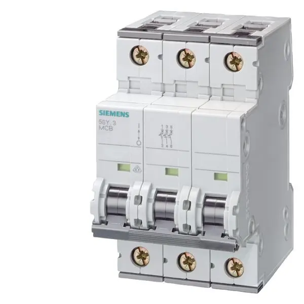 Sezónní Sleva SIEMENS 5SY4320-7 CIRCUIT BREAKER 400V 10KA, 3-POLE, C, 20A, D=70MM