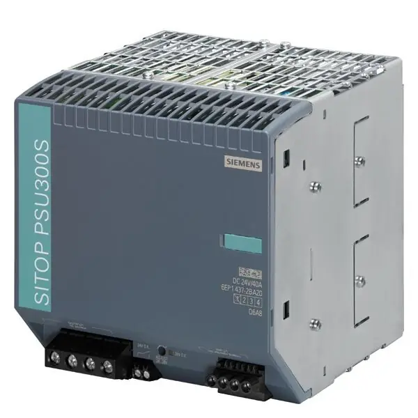 SIEMENS 6EP1437-2BA20 SITOP PSU300S 40A STABILIZED POWER SUPPLY IN:400-500 V 3AC OUT:24V D Horká Nabídka