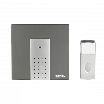 ZAMEL ST-230  zvonek SATINO - bateriový s tlačítkem IP 44 *1ZST-230 Luxusní