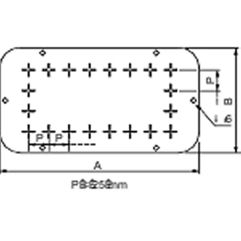 SCHNEIDER NSYTLG SWM standardní kabelová příruba 495x220 Vysoce Kvalitní