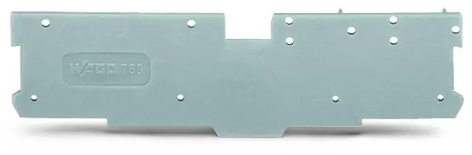 Nová Kolekce WAGO 769-303 Koncová a středová přepážka 1,1mm šedá