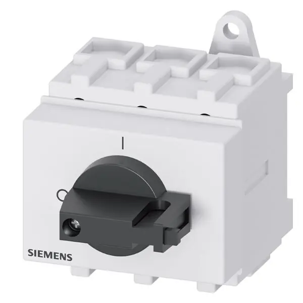 SIEMENS 3LD2530-0TK11 MAIN CONTROL SWITCH 3-POLE IU=63, P/AC-23A AT 400V=22KW BASE MOUNTIN Koupit Online