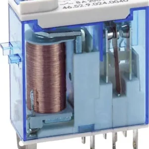 Originální FINDER 46.52.9.024.0040 relé prům.miniaturní DIN, 2P/8A, 24V DC, MA_MI