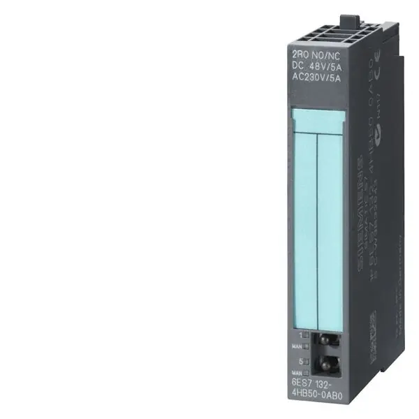 Kup Teď SIEMENS 6ES7132-4HB50-0AB0 SIMATIC DP, ELECTRON. MODULE ET200S: 2DO RELAY(FORM C CONT.) DC