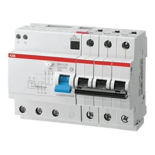 ABB ELSYNN DS203 AC-B16/0,03 Chránič s jističem Compact 3-pól, 6kA *2CSR253001R1165 Trendový