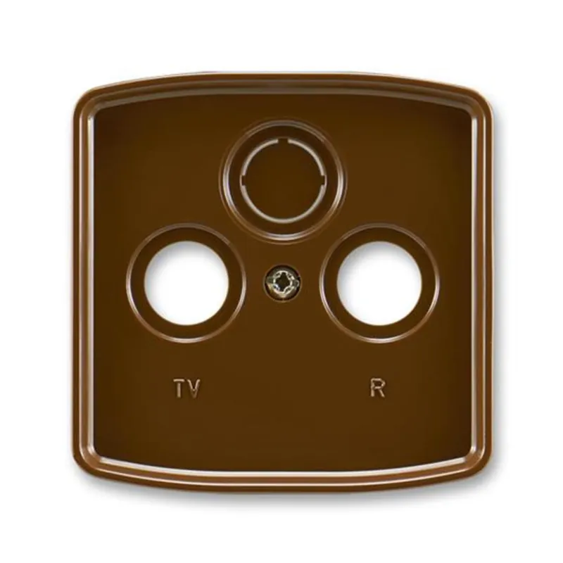 Jen Po Omezenou Doba ABB 5011A-A00300 H, TANGO Kryt zásuvky TV+R+SAT; hnědá