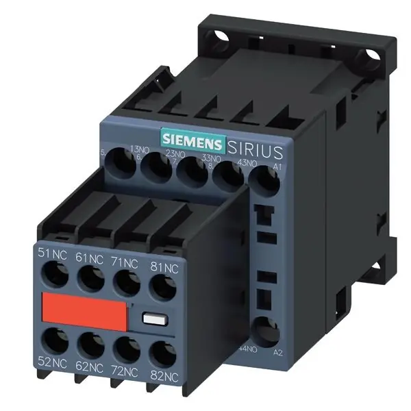 SIEMENS 3RH2244-1BB40 CONTACTOR RELAY, 4NO+4NC, DC 24V, SIZE S00, SCREW TERMINAL, PERMANEN Celosvětová Doprava