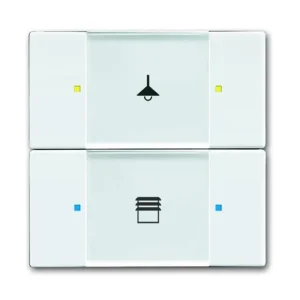 ABB 2CKA006116A0209, KNX Prvek ovládací 2-/4nás.; studio bílá; 6126/02-84-500 Přímo Od Výrobce
