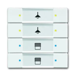 ABB 2CKA006117A0235, KNX Prvek ovládací 4- / 8nás.; studio bílá; 6127/02-84-500 Velkoobchod