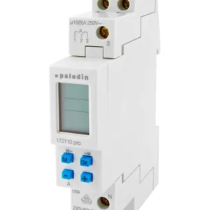 Aktuální PALADIN 172110pro Spínací hodiny, digitální, týdenní, 1kan., 1mod.,záloha, na DIN lištu