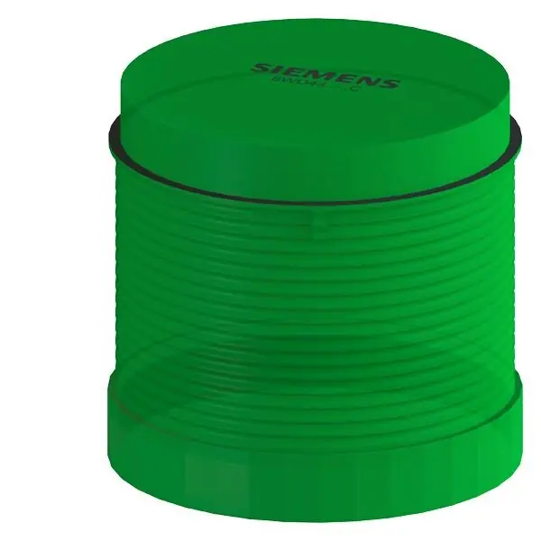 SIEMENS 8WD4400-1AC SIGNALLING COLUMN STEADY LIGHT GREEN, 12...240V AC/DC Celosvětová Doprava