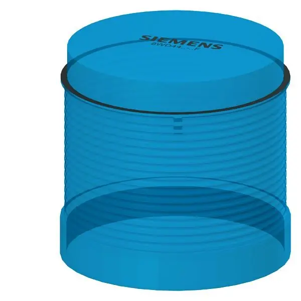 Autentický SIEMENS 8WD4400-1AF SIGNALLING COLUMN STEADY LIGHT BLUE, 12...240V AC/DC