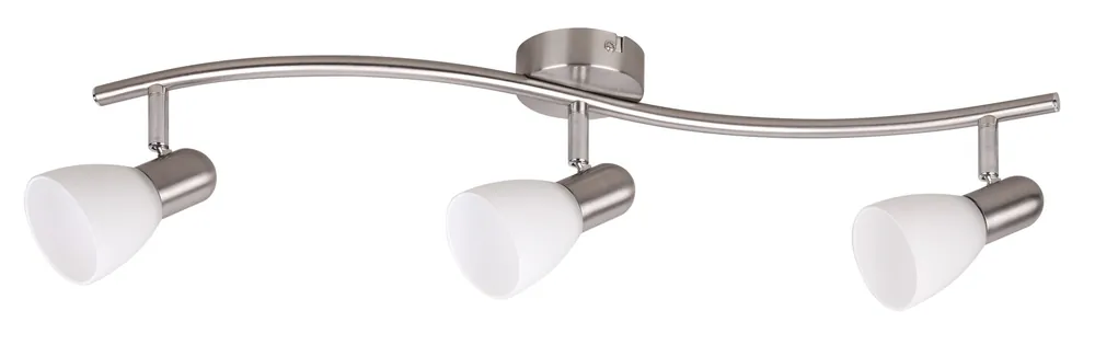 Expresní Doručení RABALUX 6303 Soma E14 3x MAX 40W IP20 saténově chromová/ bílá