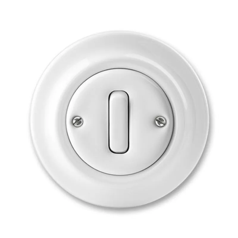 ABB 3559K-C06345, DECENTO Přepínač střídavý; bílá-porcelán Vrácení Zdarma