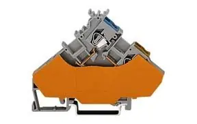 WAGO 280-567 Svorka pro připojení čidel 2,5mm2  3pin s bočnicí šedá Odeslání Ihned