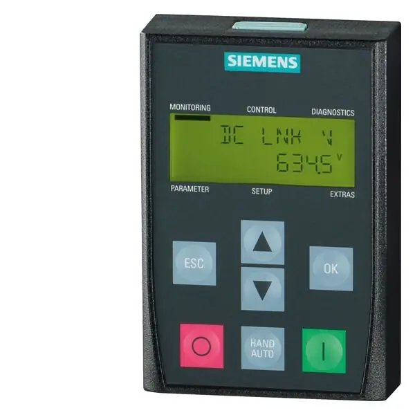 SIEMENS 6SL3255-0AA00-4CA1 SINAMICS G120 BASIC operátorský panel (BOP-2) Koupit Online
