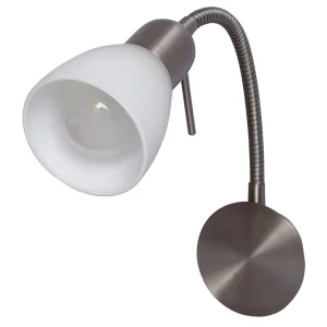 RABALUX 6300 Soma E14 1x MAX 40W IP20 saténově  chromová/ bílá Cenově Výhodný