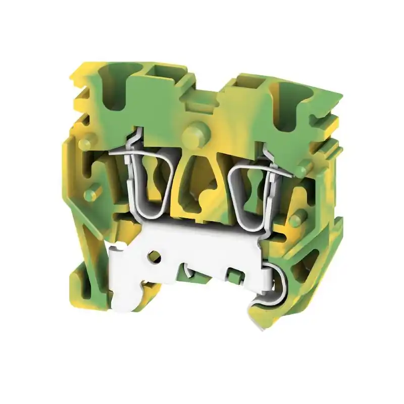 Horká Nabídka WEIDMÜLLER 1712810000 ZPEB 2.5-2 Řadová svorka, bezšroubová, s kotevní svorkou, 2,5 mm2, zelená / žlutá