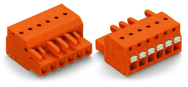 WAGO 231-302/026-000 Konektor 2.5 mm2 2pin oranžová Sezónní Sleva