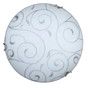 RABALUX 3852 Harmony lux E27 1x MAX 60W IP20 chromová klip/ bílá vzorovaná Dokud Zásoby Vydrží