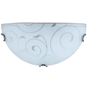 Sleva RABALUX 3851 Harmony lux E27 1x MAX 60W IP20 chromová klip/ bílá vzorovaná