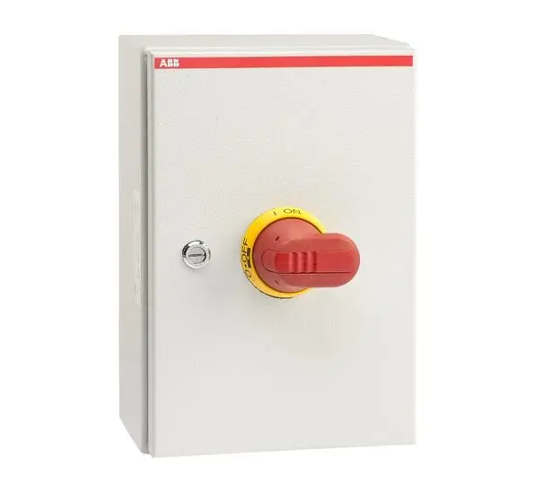 Odeslání Ihned ABB ELSYNN OTL100BA4U Otočný odpínač 4p 100A IP65,žluto-rudá uzam.*1SCA022562R9240