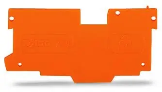 Hromadná Objednávka WAGO 769-308 Koncová a středová přepážka 1,1mm oranžová
