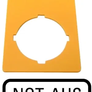 EATON 216471 M22-XZK-D99 Označ. štítek nouzového zastavení,IP66,33x50, DE Speciální Cena