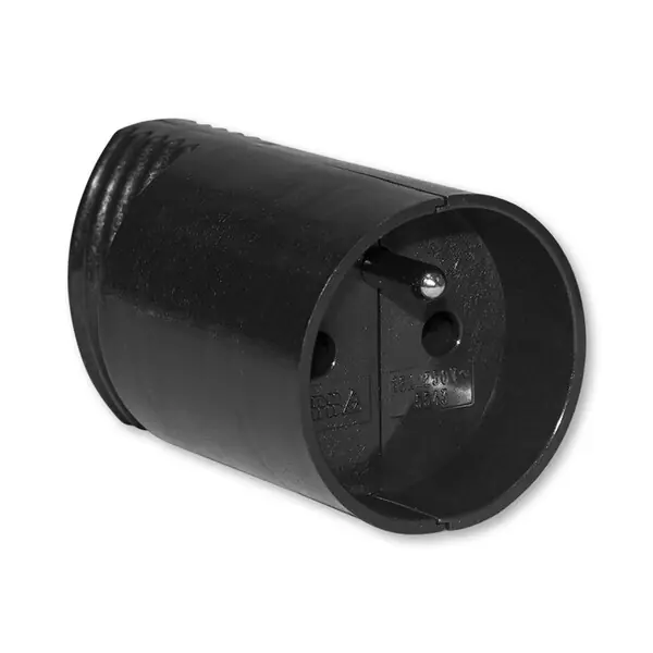 ABB 5543N-C02100 N Zásuvka pohyblivá, s přímým vývodem, černá Expresní Doručení