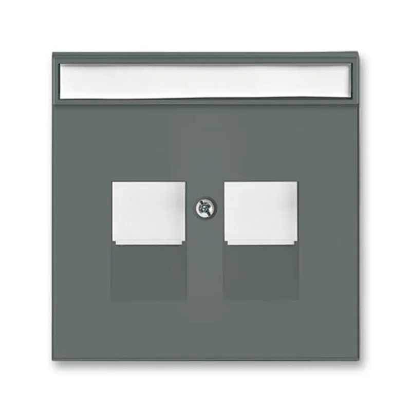 ABB 5014M-A11018 61, NEO Kryt zásuvky kom.; grafitová/ledová bílá Ihned K Objednání