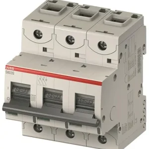 Aktuální ABB ELSYNN Jistič S803C-C40 3-pól. 40A,char.C, 25kA *2CCS883001R0404