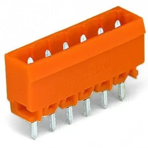 WAGO 231-337/001-000 Konektor 1mm do PCB 7pin oranžová Ověřený