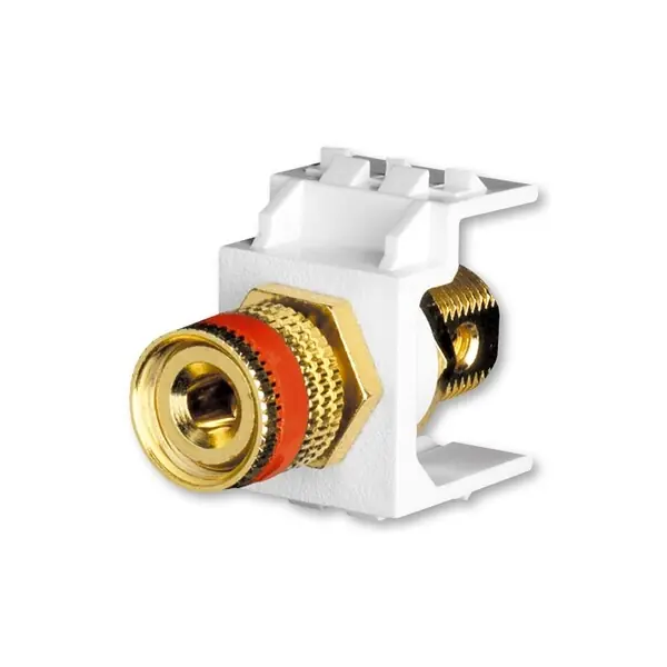 ABB 1479191-3 Svorka reproduktorová (červený rozlišovací proužek); bílá Akce