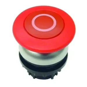 Značkový EATON 216720 M22-DP-R-X0 Tlačítko hřibové,bez aret.štítek červená O, hřib červená