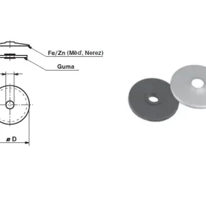 Exkluzivní TREMIS Z100 / 6 ( FeZn ) podložka