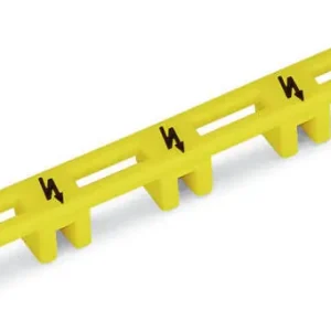 Sleva WAGO 285-416 Výstražný kryt s černým symbolem blesku pro 5 svorek