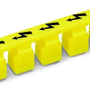 Odeslání Ihned WAGO 284-415 Výstražný kryt s černým symbolem blesku pro 5 svorek