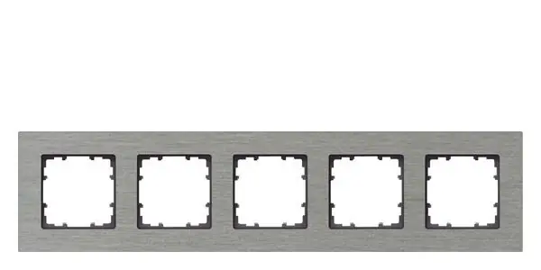 Autentický SIEMENS 5TG1125-0 DELTA MIRO ALUMINUM FRAME 5-FOLD REAL ALUMINUM UNPAINTED DIMENSIONS 347X