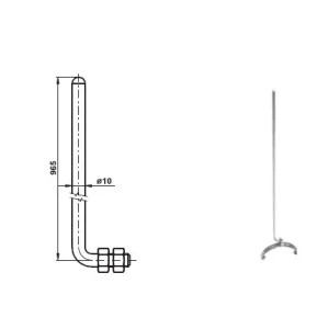 TREMIS VN2950 / JR PV 15 ( AlMgSi ) jímací tyč 1m k PV15 a,b,c,d,e Oblíbený